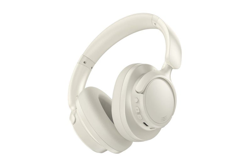 Kogan NC45 Active Noise Cancelling Over-Ear Headphones (Beige) Carousel 12