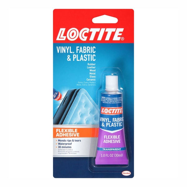 Loctite Vinyl Fabric Plastic Flexible Adhesive 30ml Carousel 1