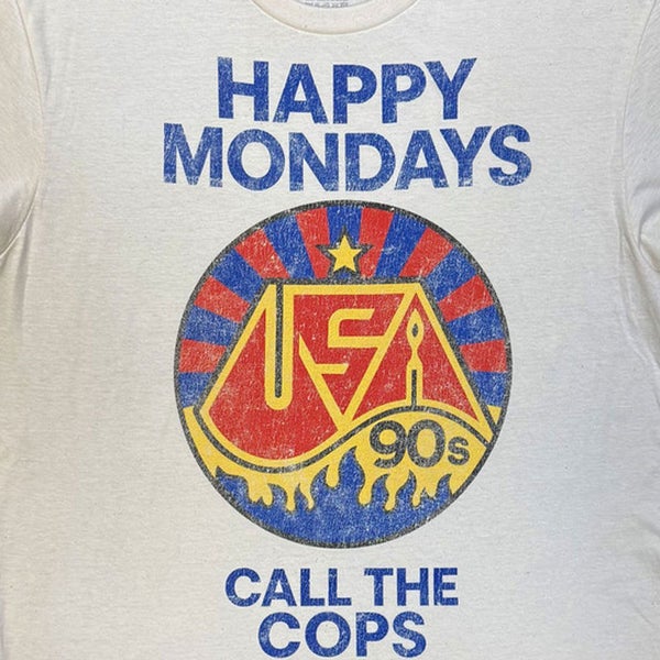 Happy Mondays Call The Cops T Shirt Carousel 2