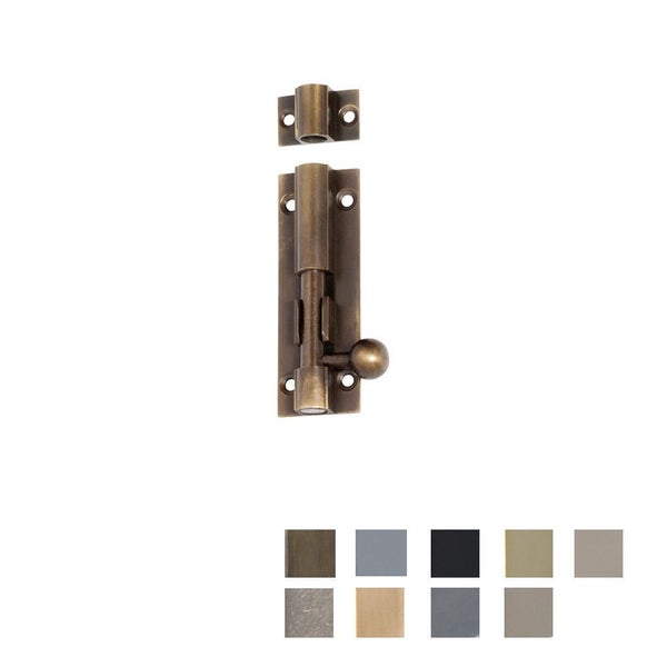 Tradco Door Barrel Bolt - Available in Various Finishes Carousel 2