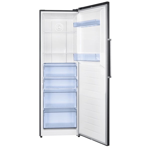 Vogue 600mm Upright Freezer 307L Stainless Steel 2.5 Star Carousel 2