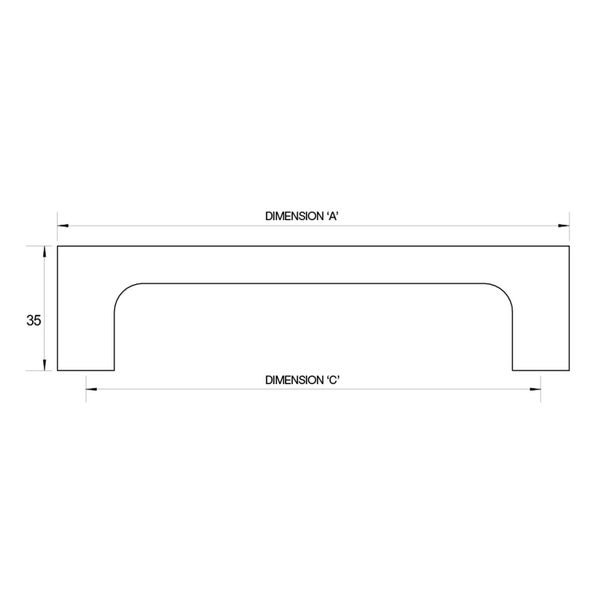 Kethy Pinta Cabinet Pull Handle - Available In Various Finishes and Sizes Carousel 3