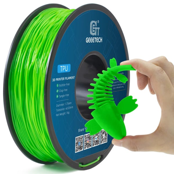 GEEETECH TPU-95A 1KG Green 1.75mm 3D Printer Filament Carousel 1