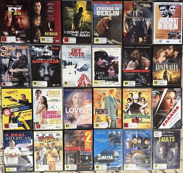 DVD thrillers ($5 each) Carousel 1