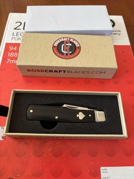 Rosecraft D2 pocket knife Carousel 1