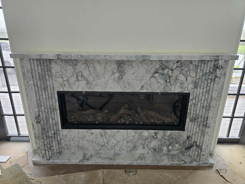 Popular natural Stone Super White Carousel 2