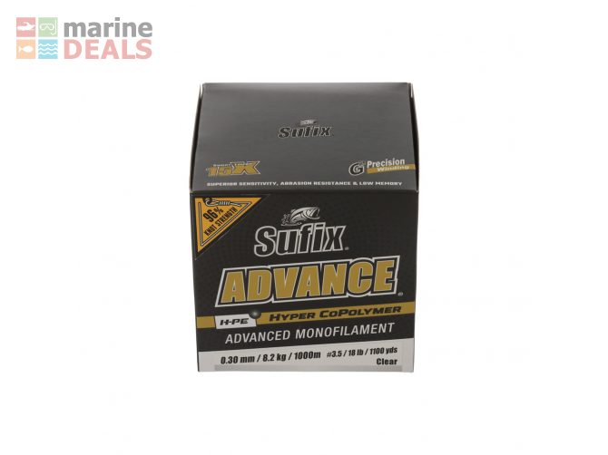 Sufix Advance H-PE Monofilament Clear 1000m 8.2kg… Carousel 2