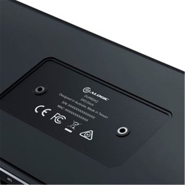 Alogic DUPRDX2-100 DX2 Dual 4K Display Universal Docking Station 100W Power Carousel 9