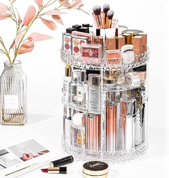360 Degree Rotating Makeup Organizer Adjustable Makeup Holder*LIMITED* Carousel 1