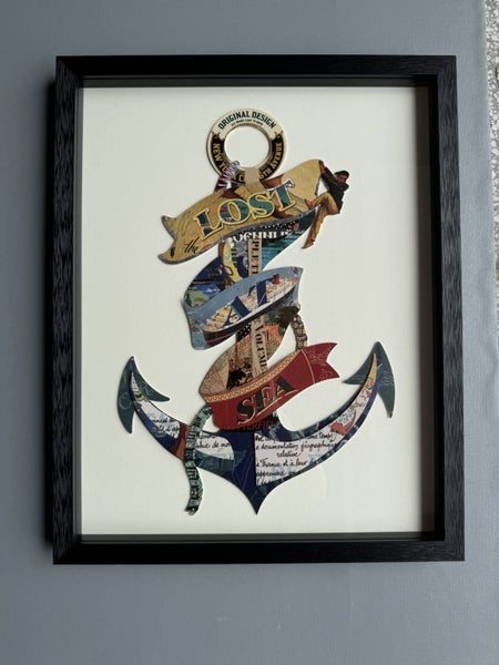 3D Anchor Collage Art Decor with Frame Carousel 4