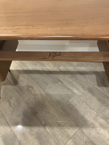 Mid Century Solid Teak Desk/ Hall table - 1960s Style64383059088642113