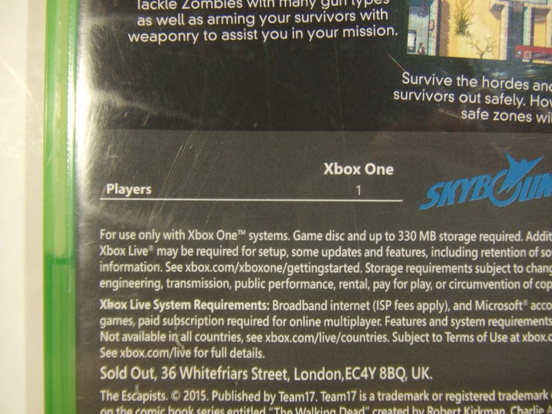 The Escapists The Walking Dead Edition - XBOX ONE Game - BRAND NEW Carousel 4