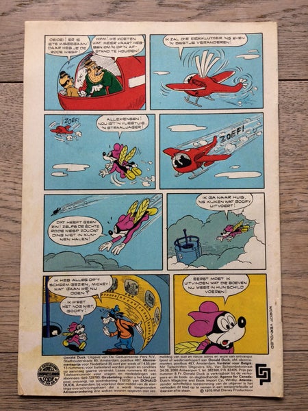 Walt Disney's Donald Duck Comics - Rare Dutch Printings from 1970 x 10 Carousel 20