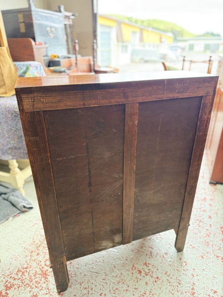 A Quality Sheraton Revival Walnut Marquetry Inlay Drop Front Writing Bureau Carousel 19