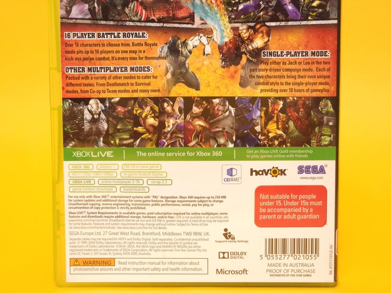 Anarchy Reigns: Limited Edition - 2013 Xbox 360 Carousel 8