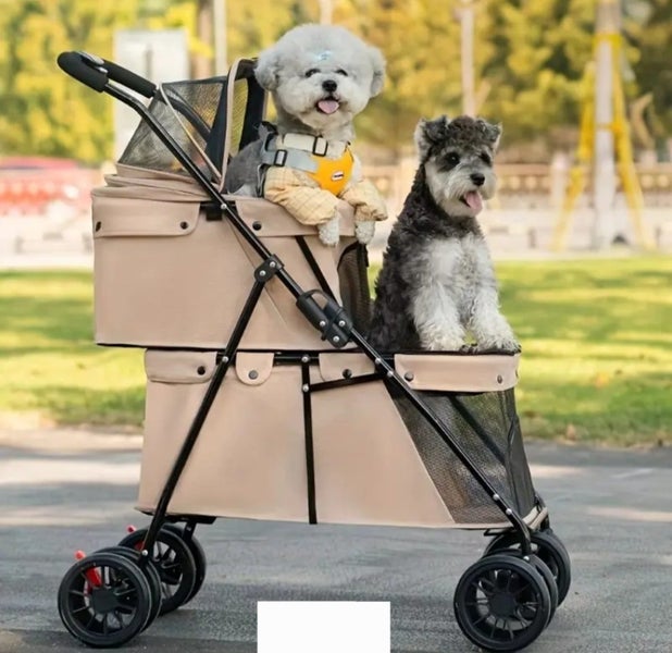 GREY PET PRAM STROLLER Carousel 2