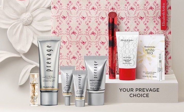 BEAUTIFUL Elizabeth Arden PREVAGE Gift Set NEW Carousel 1