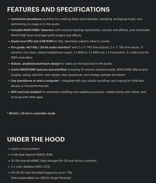 Maschine+ LaunchPad Drum Machine STANDALONE PRODUCTION AND PERFORMANCE Brand New Carousel 11