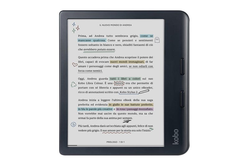 Kobo Libra Colour eReader, KOBLIBR2024BLK Carousel 1