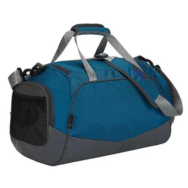 NNEOBA 40L Gym Travel Duffel Bag Wet-Dry Separation Blue Carousel 2