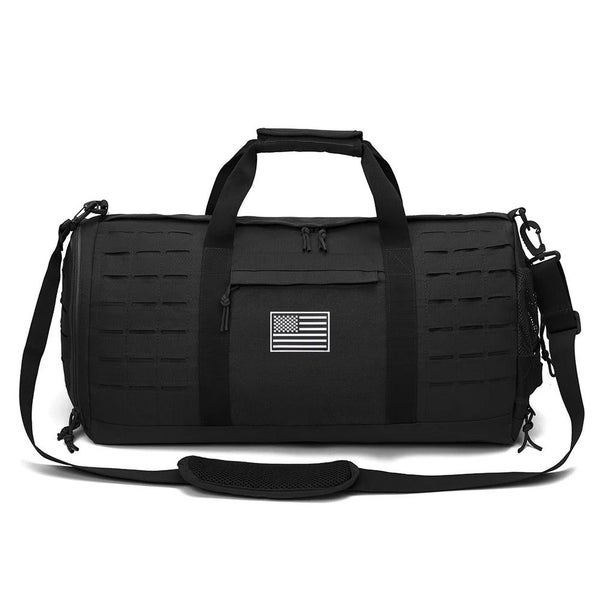 NNEOBA 40L Tactical Sports Gym Travel Duffel Bag Black Carousel 1