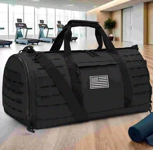 NNEOBA 40L Tactical Sports Gym Travel Duffel Bag Black Carousel 2