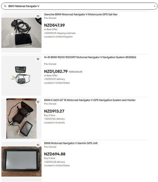 BMW Motorrad Navigator V LM Europe. "Free" AU/NZ ,N.America,S.Africa maps & more Carousel 18