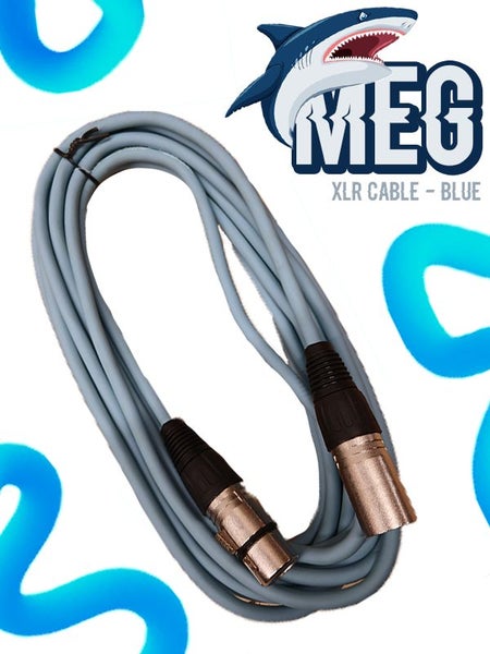 MEG - XLR Cable - 6m Blue Carousel 1