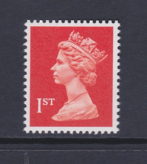GB - SG1514 - NVI Booklet - 1990/2 Machin - 1st Orange - UHM Carousel 1