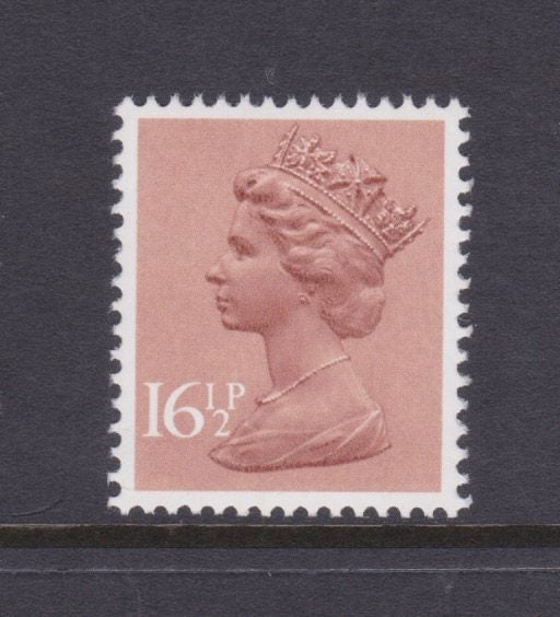 GB - SGX0950 - 1971/96 Machin Definitives - 16.5p Pale-chestnut - UHM Carousel 1