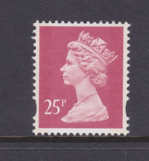 GB - SGY1775 - 1993/2017 Machins - Elliptical Perfs - 25p Red - UHM Carousel 1