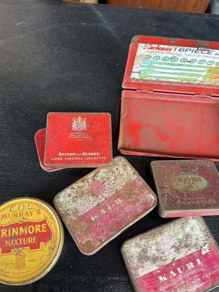 Old metal tins Carousel 1