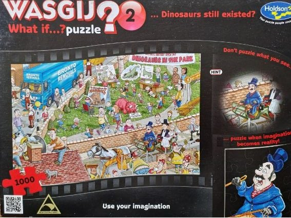WASGIJ #2 1000 Piece Puzzle - ... Dinosaurs still Existed? Carousel 1