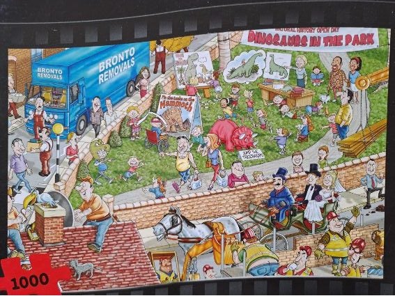 WASGIJ #2 1000 Piece Puzzle - ... Dinosaurs still Existed? Carousel 2