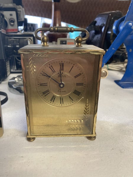 Avia quartz carriage clock- working order Carousel 1
