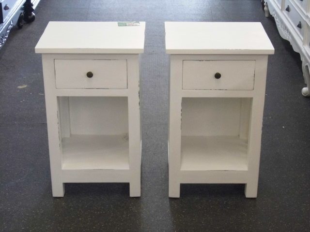 Bed SIDE TABLES( one set)MINDI WOOD Carousel 3