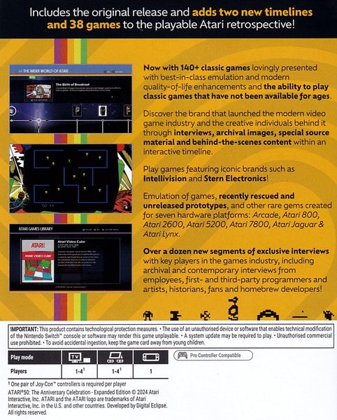 Atari 50 The Anniversary Celebration Expanded Edition Switch Carousel 2