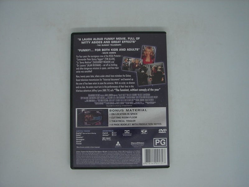 Galaxy Quest DVD – Tim Allen Sigourney Weaver Alan Rickman64557226404867111