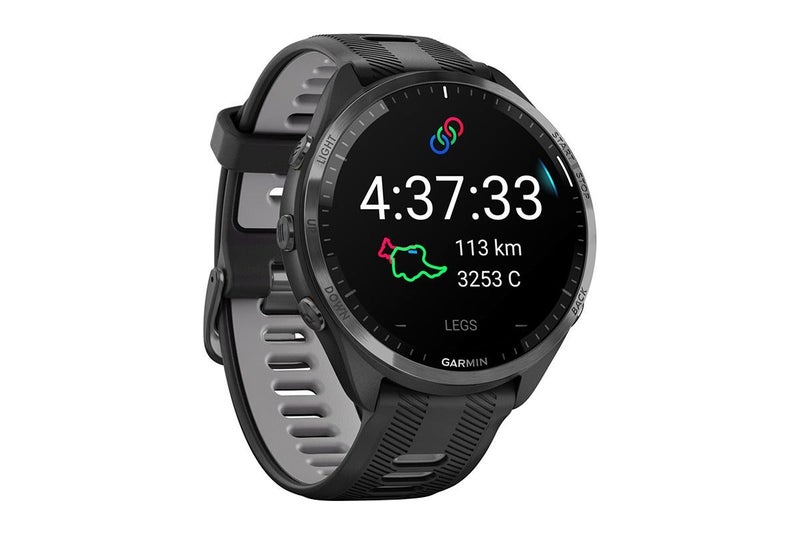 Garmin Forerunner 965 Smart Sports Watch (Carbon Grey DLC Titanium with Carousel 2