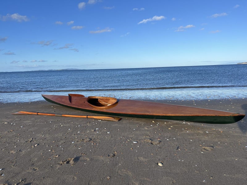 Vintage Hand-Built Wooden Kayak “Sea Otter #2 1994”64254129298051110