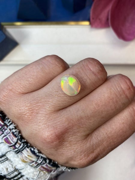 $1RES ~ $1980 Buy Now * 3.44ct Welo Opal with Intense Broadflash Pattern64254647464065112