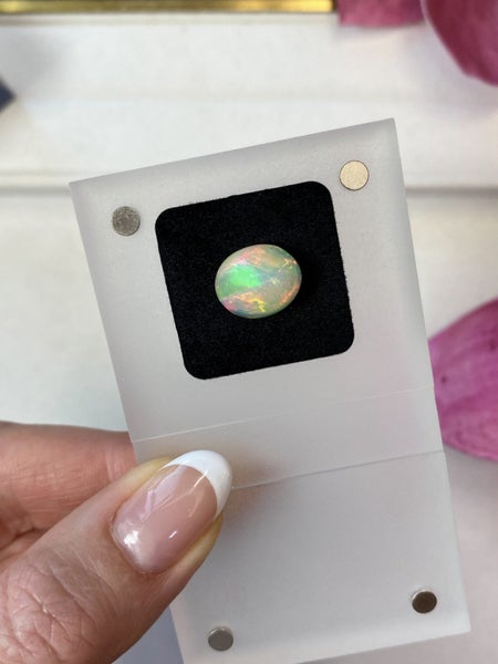 $1RES ~ $1980 Buy Now * 3.44ct Welo Opal with Intense Broadflash Pattern64254647464065110