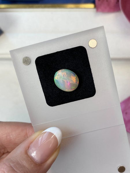 $1RES ~ $1980 Buy Now * 3.44ct Welo Opal with Intense Broadflash Pattern64254647464065114