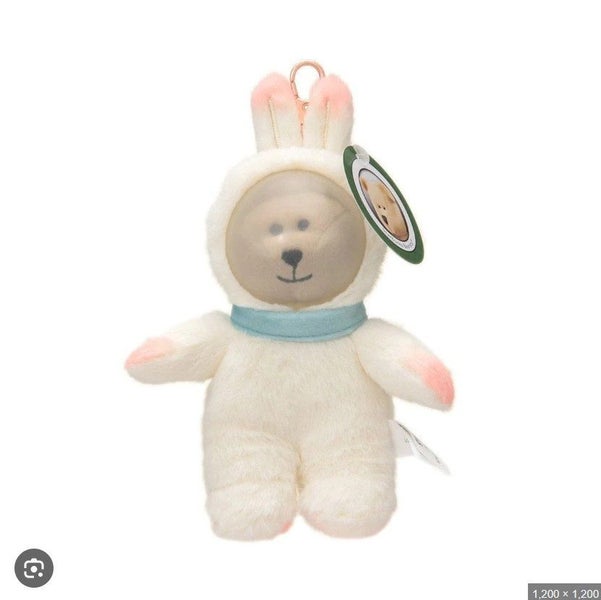 Starbucks Keychain Plush - Bearista Astro Rabbit Mini Carousel 1