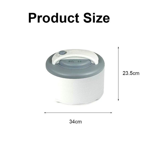 Food Dehydrator with 4 Stakable Tray for Great Snacks Jerky Fruit-Gray Carousel 2