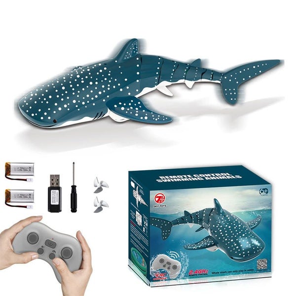 2.4G Remote Control Whale Shark High Simulation Pool Toy for Kids Carousel 1