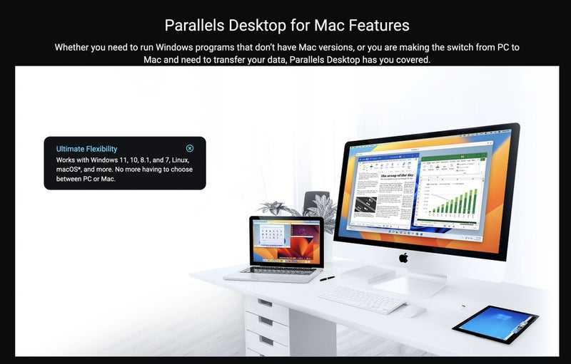Parallels Desktop 18 for mac For Home & Student Use forever license ( Genuine ) Carousel 4