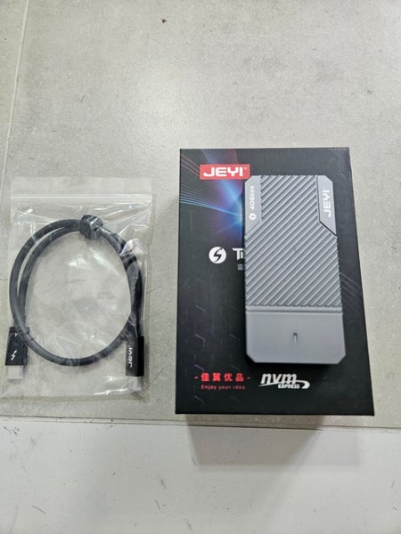 Thunderbolt 4 Enclosure M.2 Nvme SSD USB4 40Gbp/s JEYI Brand New (0513) Carousel 1
