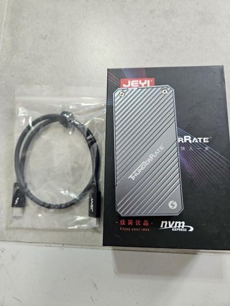 Thunderbolt 4 Enclosure M.2 Nvme SSD USB4 40Gbp/s JEYI Brand New (0513) Carousel 2