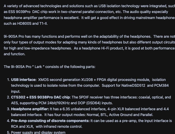 Cen-Grand 9i-90SA Pro MK2 2nd Gen II DAC ES9038Prox2 Brand New (Century Grand) Carousel 9
